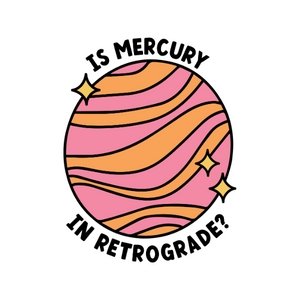 Mercury in Retrograde DTF Transfer - My Vinyl Craft