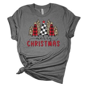 Merry Christmas Plaid DTF Transfer - My Vinyl Craft