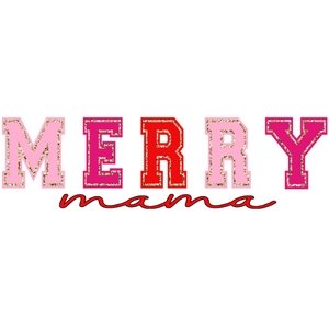 Merry Mama DTF Transfer - My Vinyl Craft