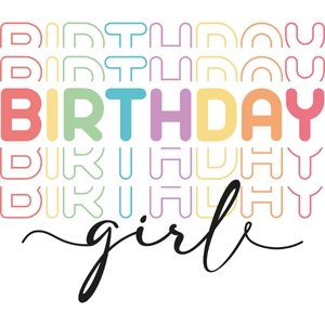 Neon Birthday DTF Transfer - My Vinyl Craft