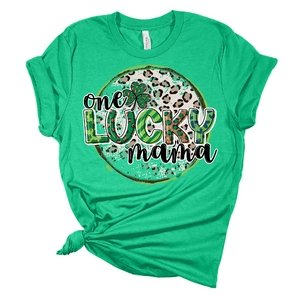 One Lucky Mama DTF Transfer - My Vinyl Craft