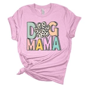 Pastel Dog Mama DTF Transfer - My Vinyl Craft