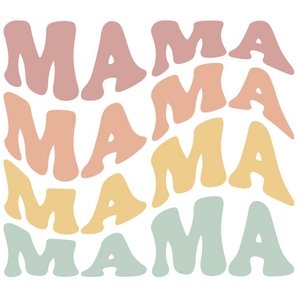 Pastel Mama DTF Transfer - My Vinyl Craft