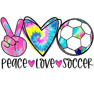 Peace Love Soccer - My Vinyl Craft