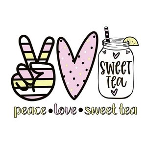 Peace Love & Sweet Tea - My Vinyl Craft