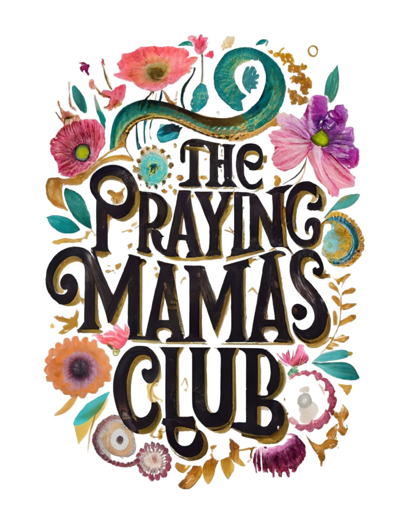 Praying Moms Club Floral DTF Transfer - My Vinyl Craft
