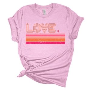 Retro Love DTF Transfer - My Vinyl Craft