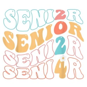 Senior 2024 Retro DTF Transfer - My Vinyl Craft