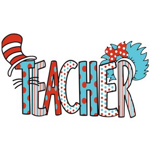 Seuss Teacher DTF Transfer - My Vinyl Craft