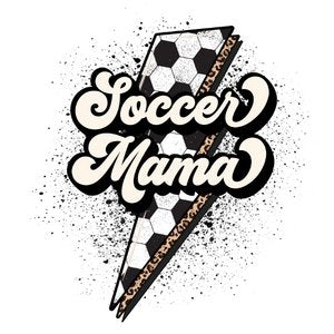 Soccer Mama Bolt DTF Transfer - My Vinyl Craft
