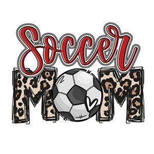 Soccer Mom Red DTF Transfer - My Vinyl Craft
