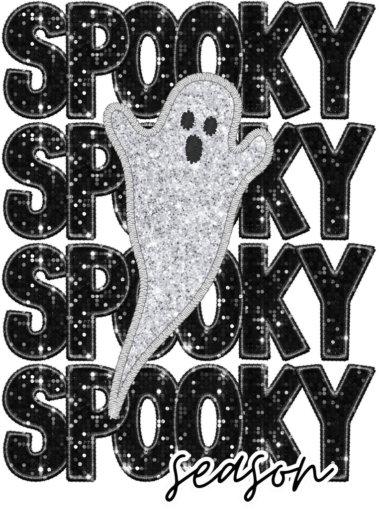 Spooky Ghost DTF Transfer - My Vinyl Craft