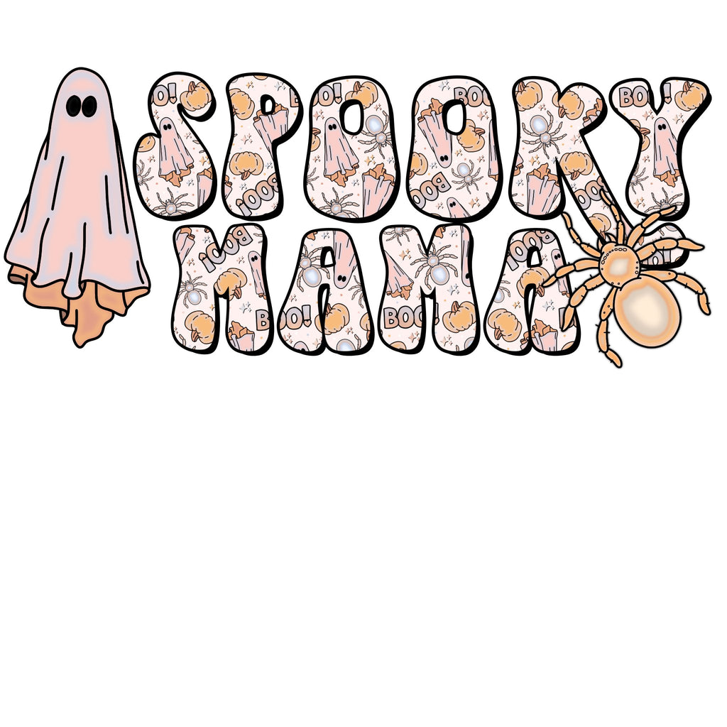 Spooky Mama DTF Transfer - My Vinyl Craft