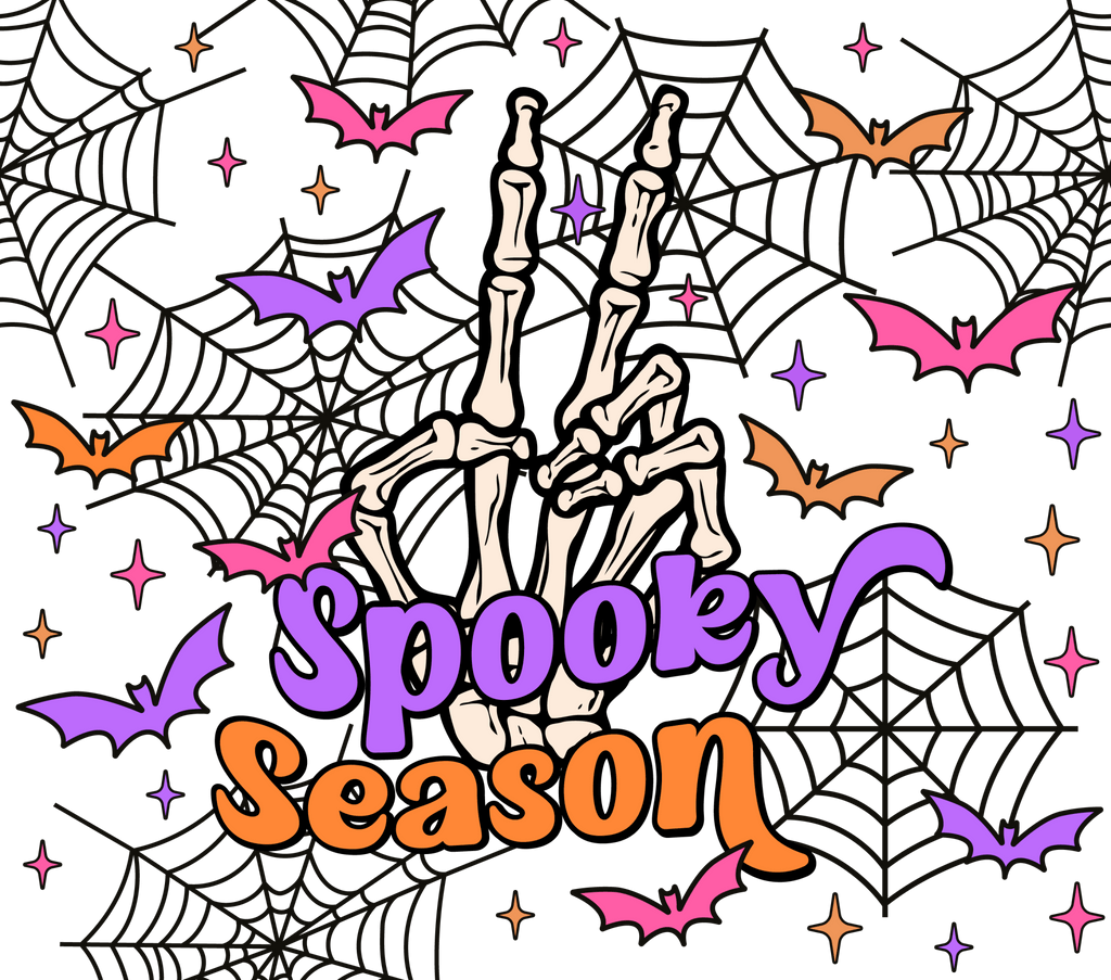 Spooky Season UV DTF Cup Wrap - My Vinyl Craft