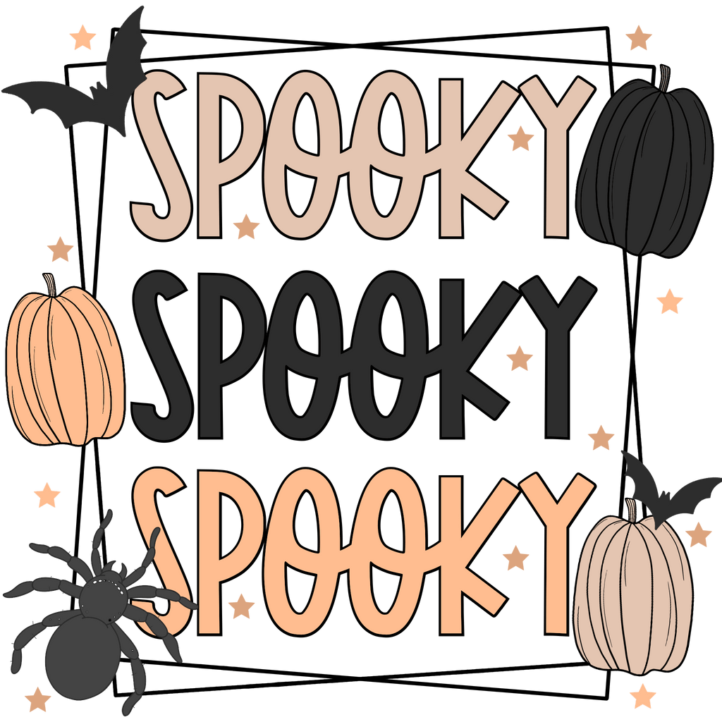 Spooky Spooky Spooky DTF Transfer - My Vinyl Craft