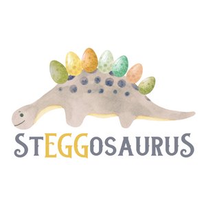 Steggosaurus DTF Transfer - My Vinyl Craft