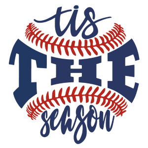 Tis the Season Baseball DTF Transfer - My Vinyl Craft