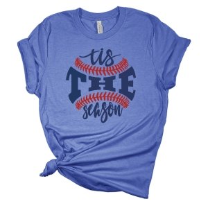 Tis the Season Baseball DTF Transfer - My Vinyl Craft
