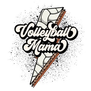Volleyball Mama Bolt DTF Transfer - My Vinyl Craft