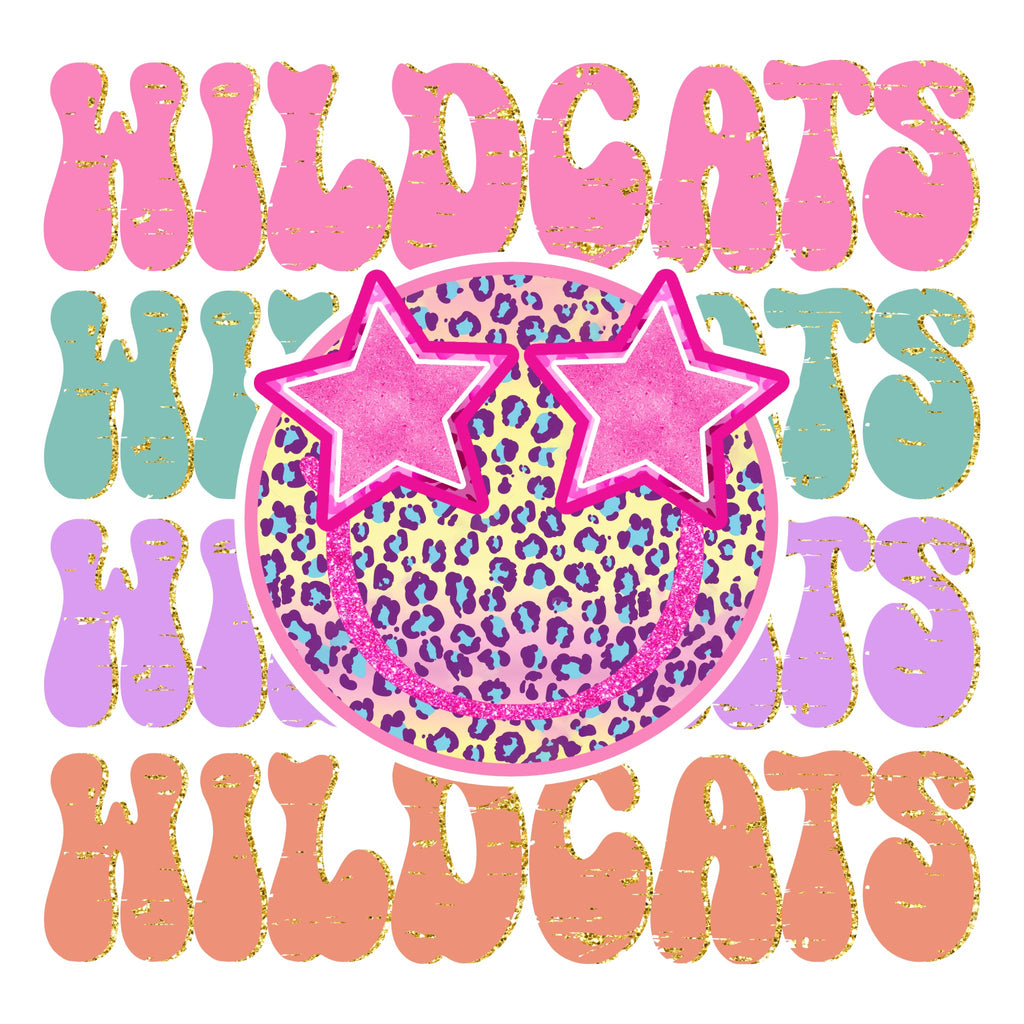Wildcats Smiley - My Vinyl Craft